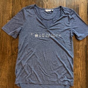 Women's Fairhope Navy Short Sleeve Tee